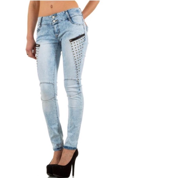 Nina Carter | Jeans | European Designed Nina Carter Blue Jeans Nwt ...